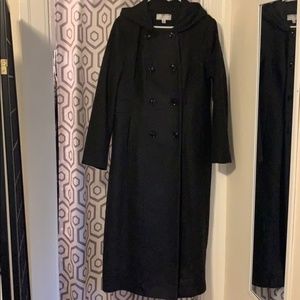 Anne Klein Cashmere-Wool Blend Coat - Size 18
